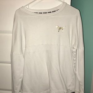 White, pink (brand) shirt